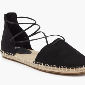 Eileen Fisher Black Espadrille Sandals